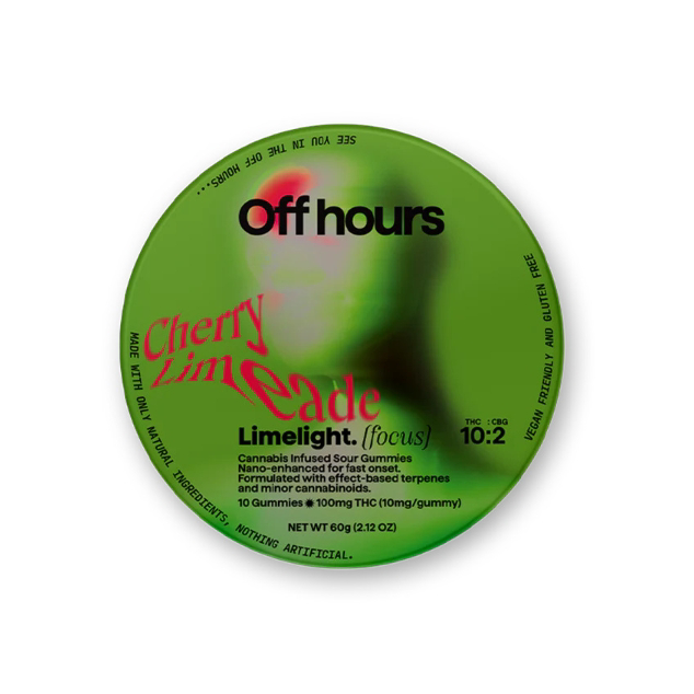 Off Hours Cherry Limeade 'Limelight' Gummies 10mg 10pk