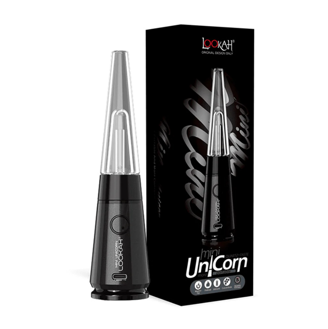 Mini Unicorn Black Dab Pen Lookah