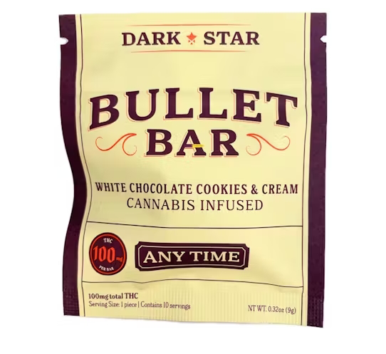 Bullet Bar Cookies & Cream 'Any Time' White Dark Star