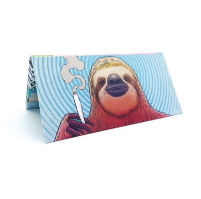 "Stoner Sloth" Rolling Papers and Tips, King Size ZZZ's 