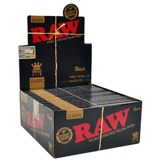 Classic Black Papers King Size Slim Raw