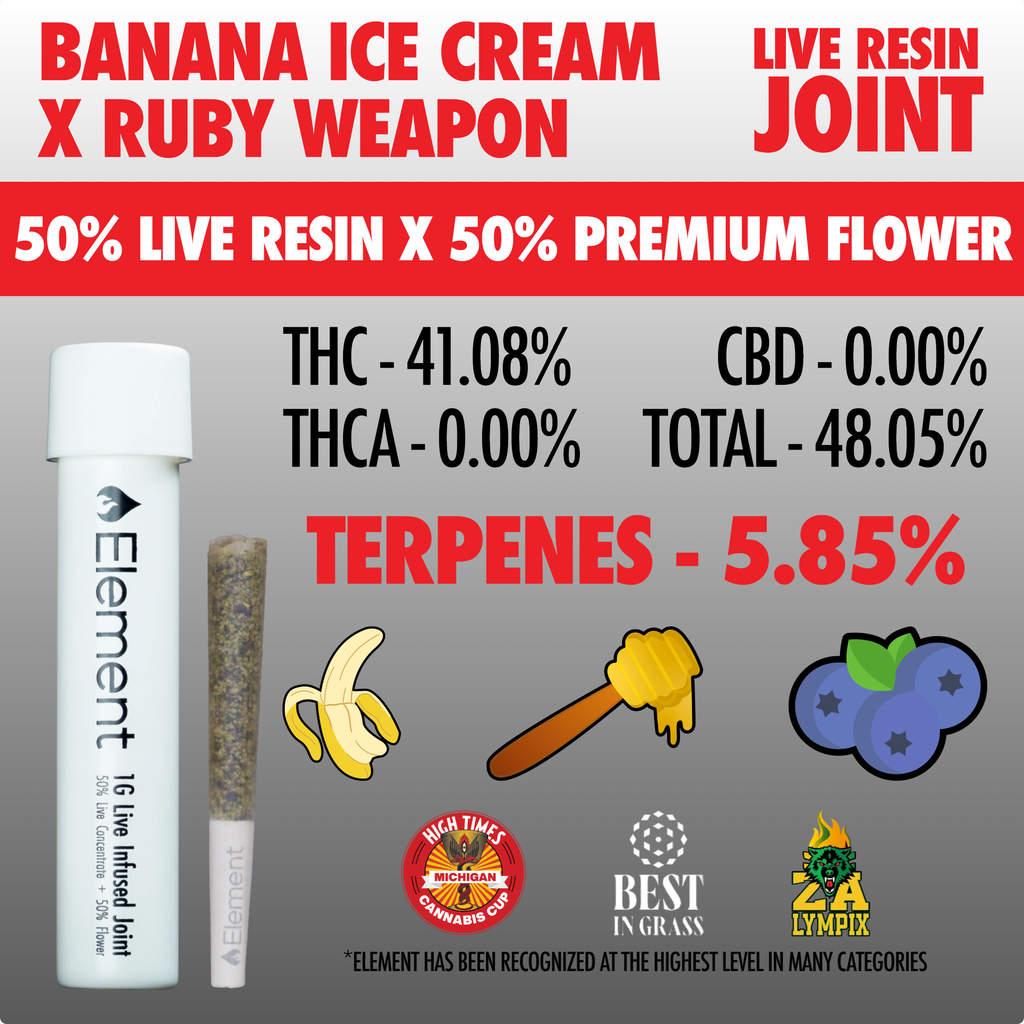 Banana Ice Cream x Ruby Weapon