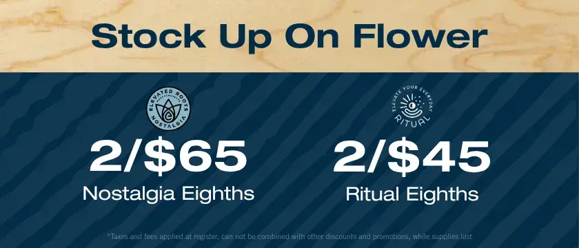 Cannabis Promo, Cannabis Sales, Cannabis Offers, Cannabis on Sale, Nostalgia / Ritual