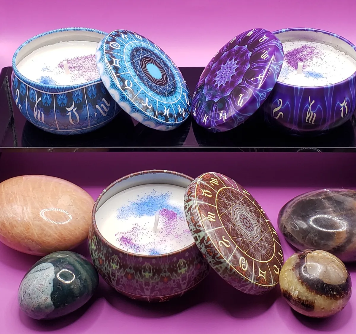 Bamboo Moonbeams [2.5oz/Zodiac Tin] Crafty Cauldron Candle