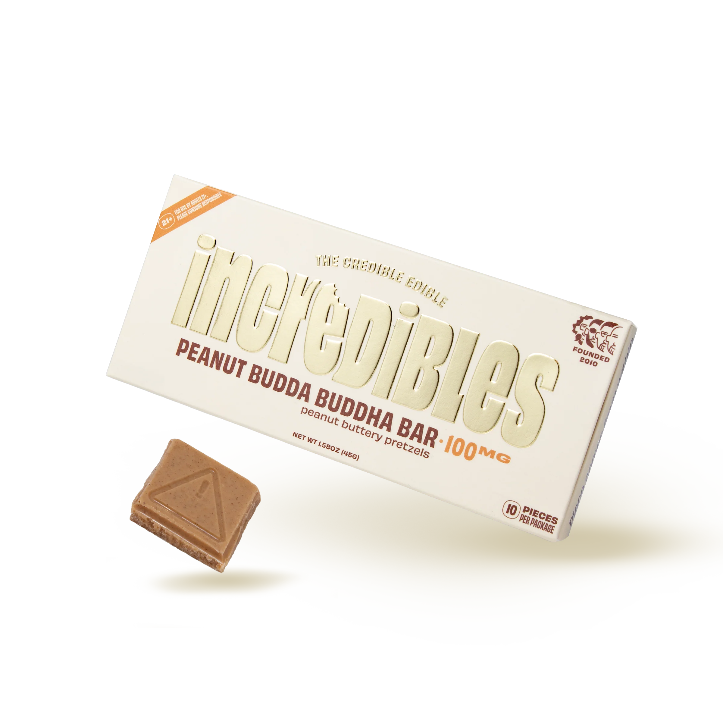 Peanut Butter Buddha - 100mg Chocolate Bar Incredibles