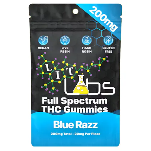 Blue Razz Vegan Gummies