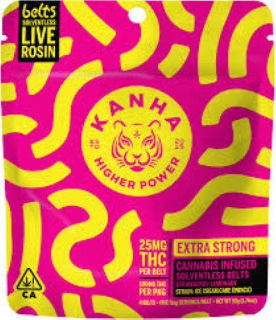 Strawberry Lemonade Indica Solventless Belts Kanha