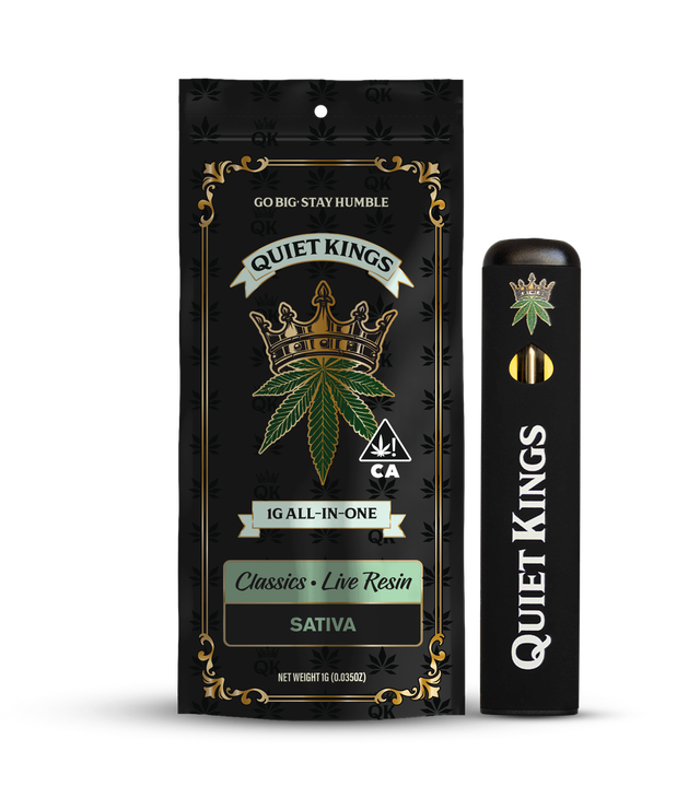 Live Resin Vape AIO - Super Lemon Haze - 1g (S) Quiet Kings