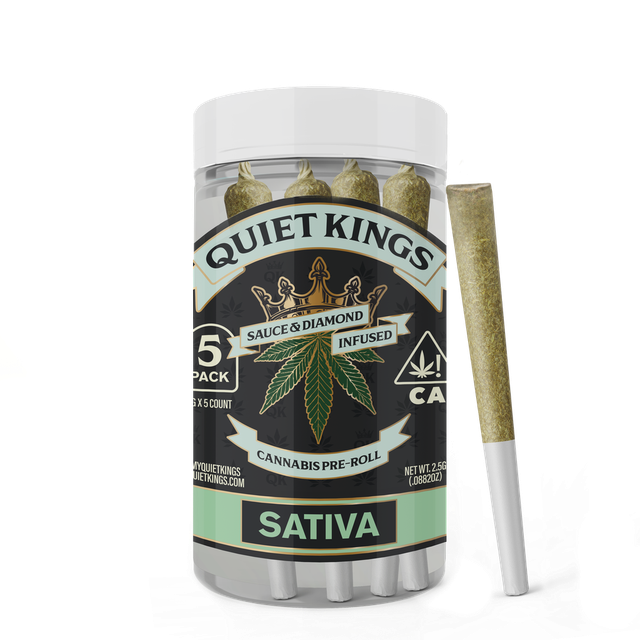 Sauce and Diamond Infused Pre Roll - Pina Colada Quiet Kings