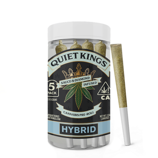 Sauce and Diamond Infused - Peach Ringz - 5 pk 0.5 Quiet Kings