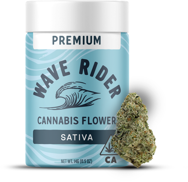 Wave Rider - Flower Jar Premium - Maui Haze - 14g  Wave Rider