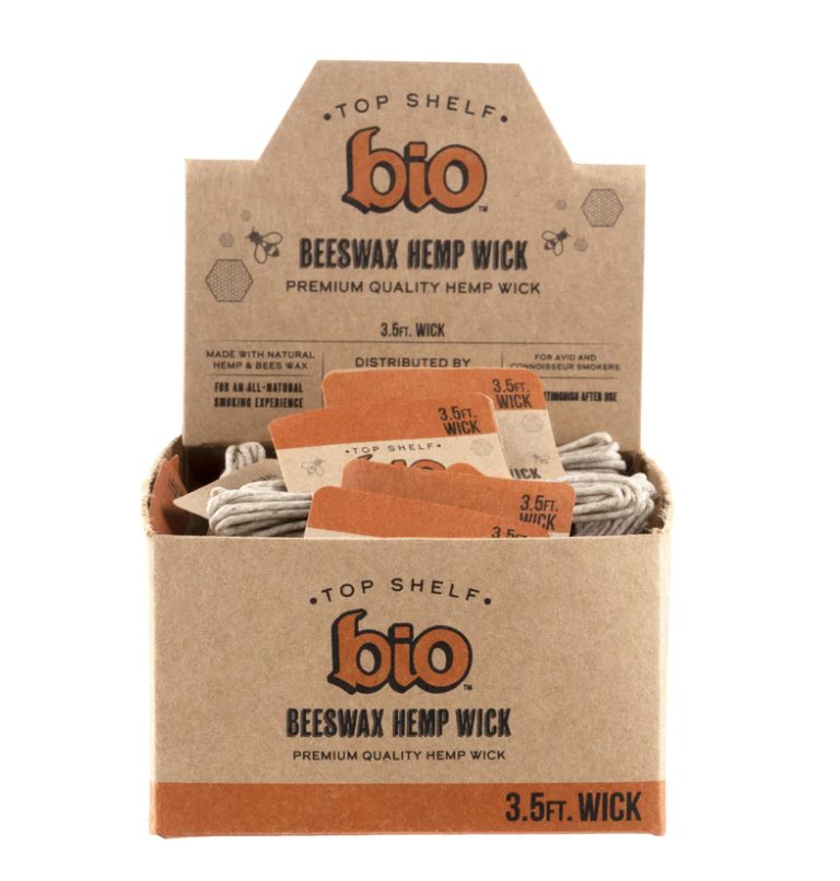 BIO Natural Beeswax Hemp Wick