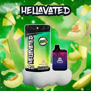 Melon Sherbert Cloud Bar 1G Disposable Hellavated 