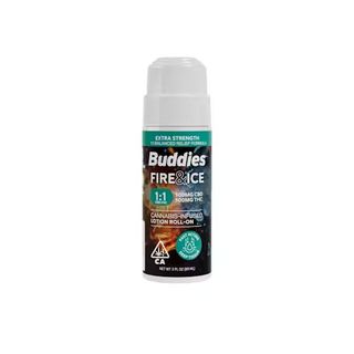 Fire & Ice 1:1 CBD Roll On 3oz Buddies Brand