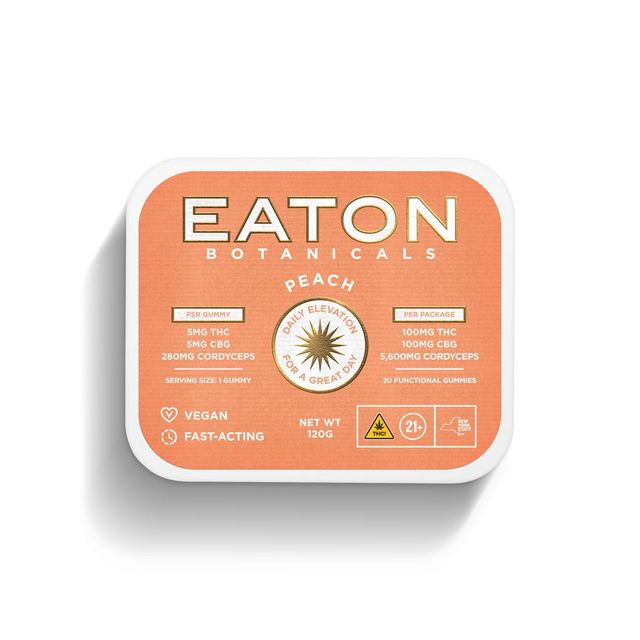 Peach Daily Elevation 100mg Gummies Eaton