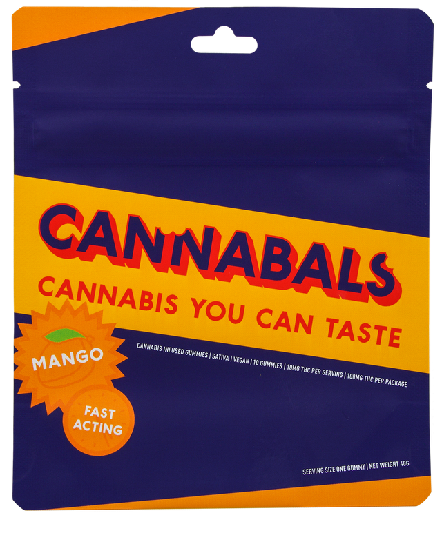 Mango 100mg Gummies Cannabals