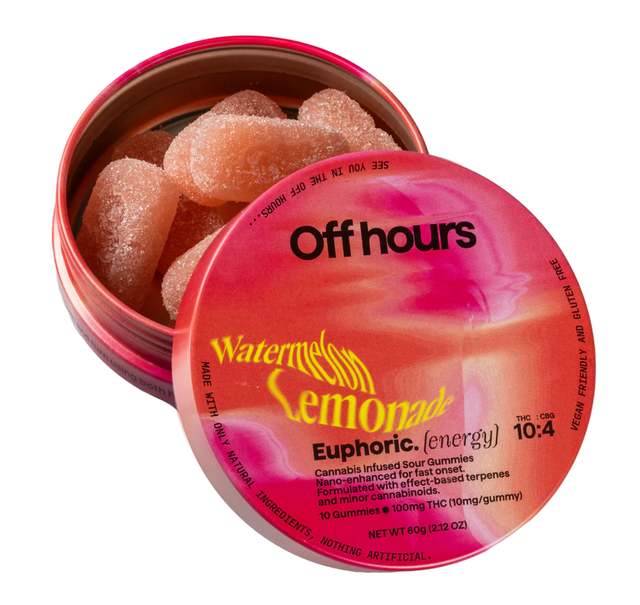 Euphoric Watermelon Lemonade 100mg Off Hours