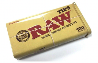 Pre-Rolled Tips in Tin 100 pk Raw