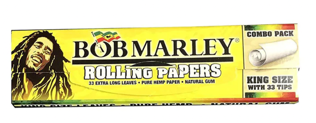 Combo Pack King Size with 33 Tips Bob Marley