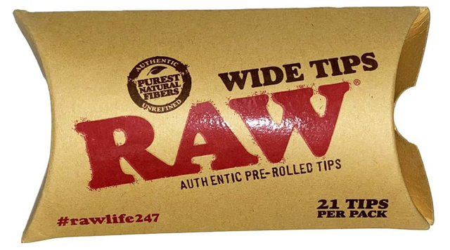 Pre-Rolled Tips 21 Per Pack Raw