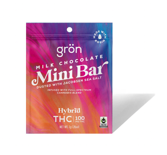 Milk Chocolate Hybrid 100mg Mini Bar Gron