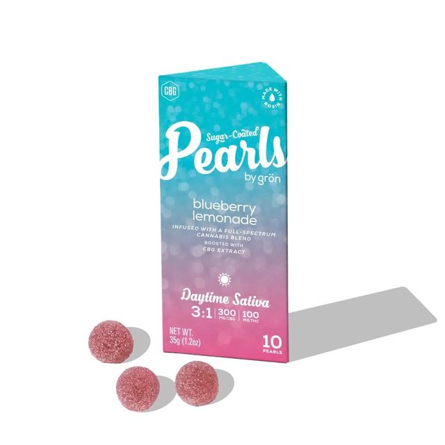 Blueberry Lemonade 3:1 CBG:THC Daytime Sativa Pearls Gron