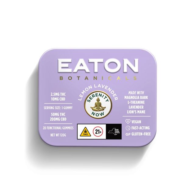 Lemon Lavender Serenity Now 50mg 20pk Gummies Eaton