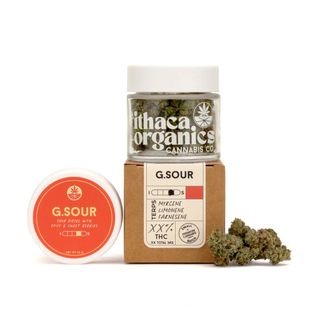Cannabis Promo, Cannabis Sales, Cannabis Discounts, Cannabis on Sale, BOGO Ithaca Organics G.SOUR 3.5g 1