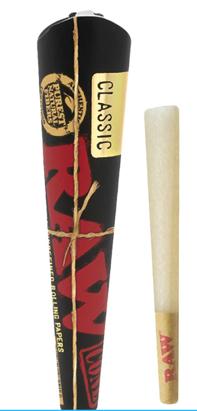 Cones Black 1.25 6 Pack Raw