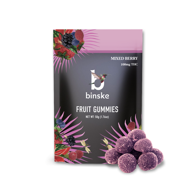 Mixed Berry 100mg Gummies Binske