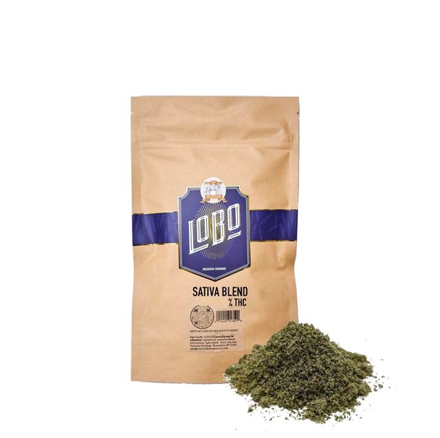 SATIVA BLEND 28g Pre-Ground Flower Lobo