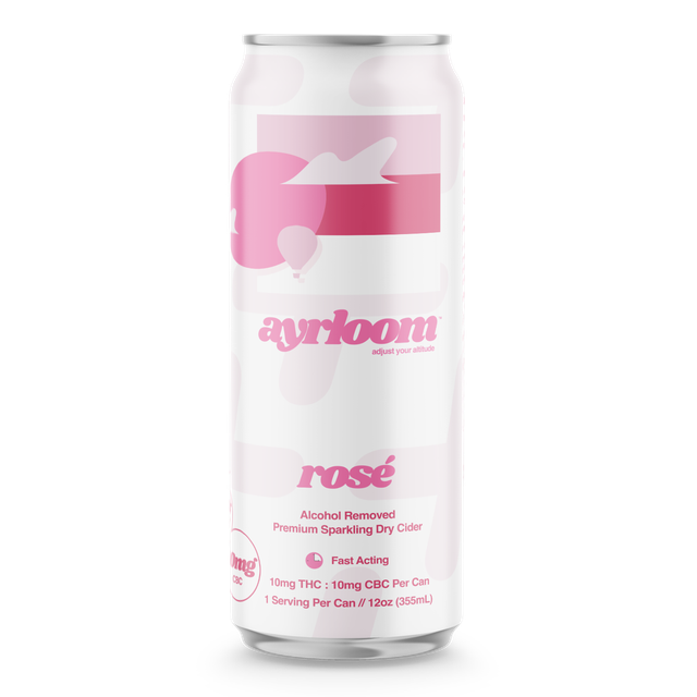 Rose 1:1 THC:CBC 10mg Can Ayrloom