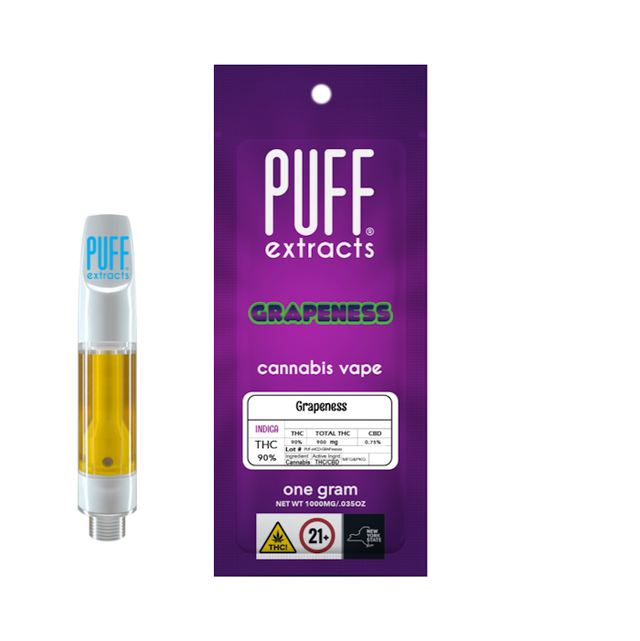 Grapeness 1g 510 Vape Cart Puff