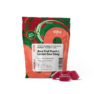 Sour Fruit Punch x Lemon Sour Dawg 100mg Live Resin Gummies MFNY