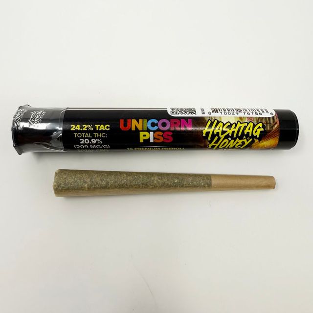 Unicorn Piss 1g Pre-Roll Hashtag Honey