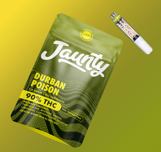 Durban Poison 1g 510 vape cart Jaunty