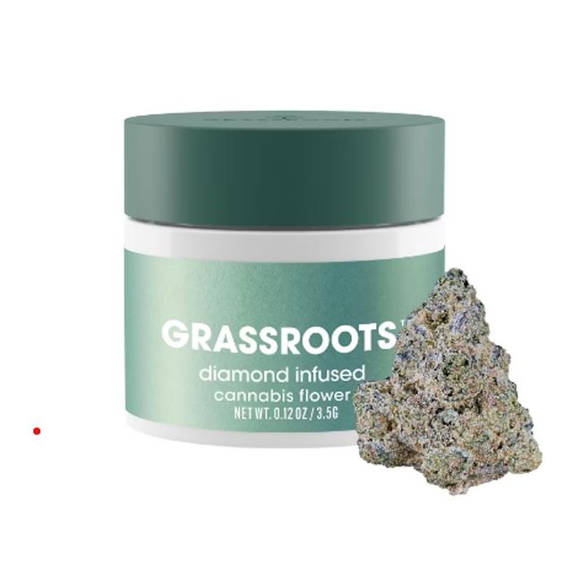 Atomic Breath 3.5g Diamond Infused Flower Grassroots