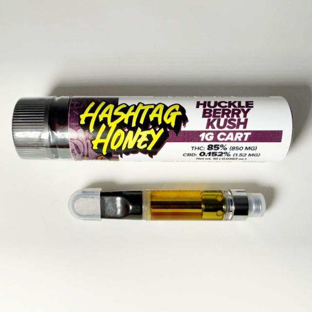 Huckleberry Kush 1g Cart Hashtag Honey