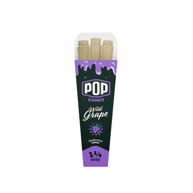 Unbleached Wild Grape 1 1/4 in Pop