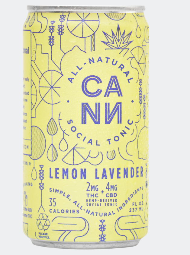 Cann Lemon Lavender Hemp Drinks 2mg | 6 pack