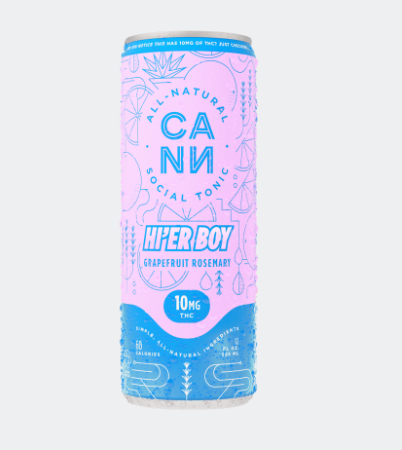 Cann Hi'er Boy Grapefruit Rosemary Hemp Drinks 10mg | 4pk