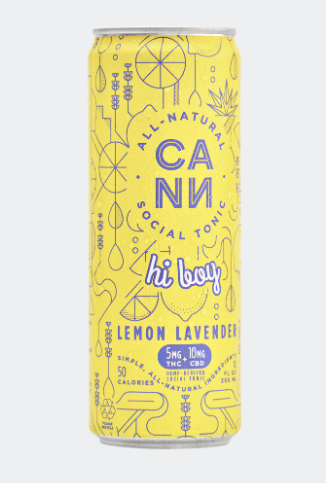 Cann Hi Boy Lemon Lavender Hemp Drinks 5mg | 4pk