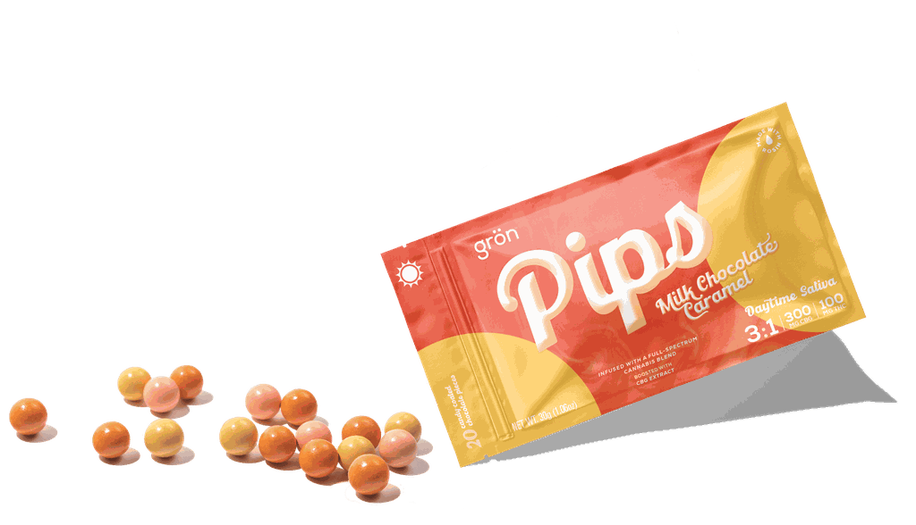 Pips-Milk Chocolate Caramel 3:1-CBG/THC-Sativa