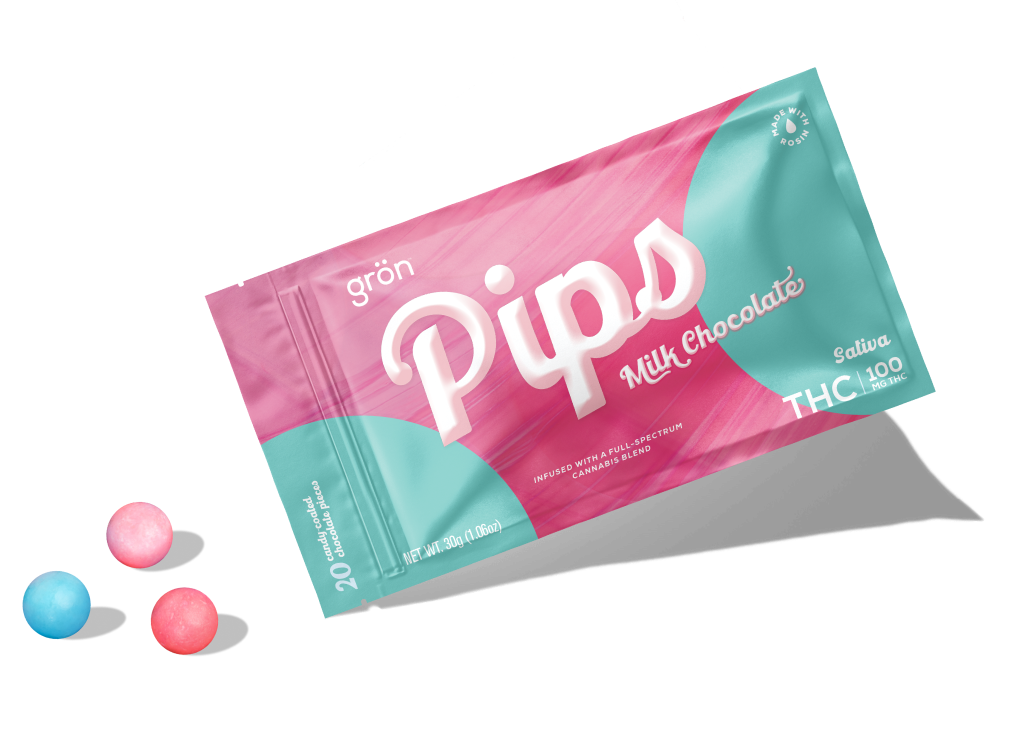Pips-THC-Milk Chocolate Sativa
