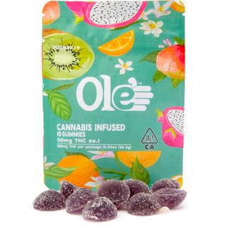 Blueberry Ginger 10 Pack Gummies Ole' 4 Fingers