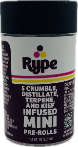 Cherry Cordial Distillate Infused Mini Pre-Rolls 5 Rype