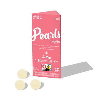 Pearls | Lychee Limeade | 1:1:1 THC:THCv:CBC Gron