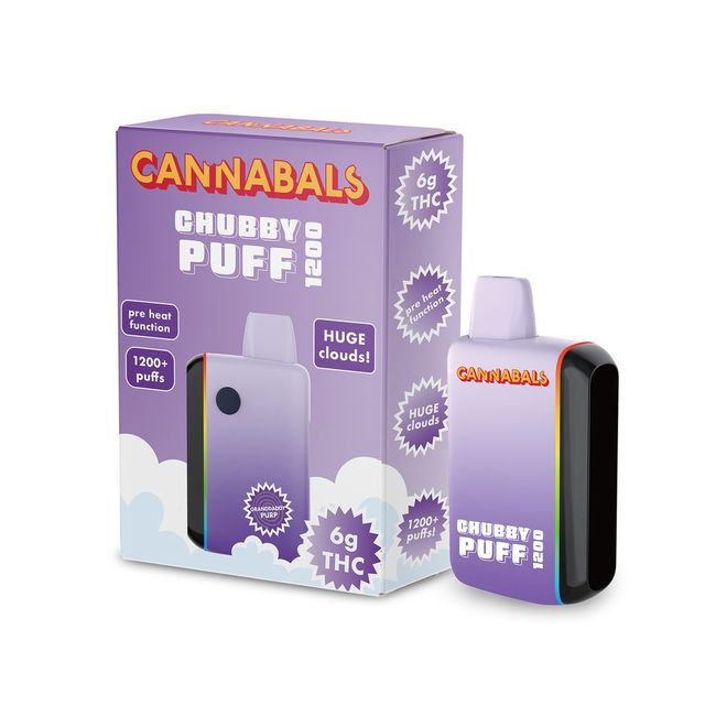 Grandaddy Purple Chubby Puff AIO Vape 6g Cannabals