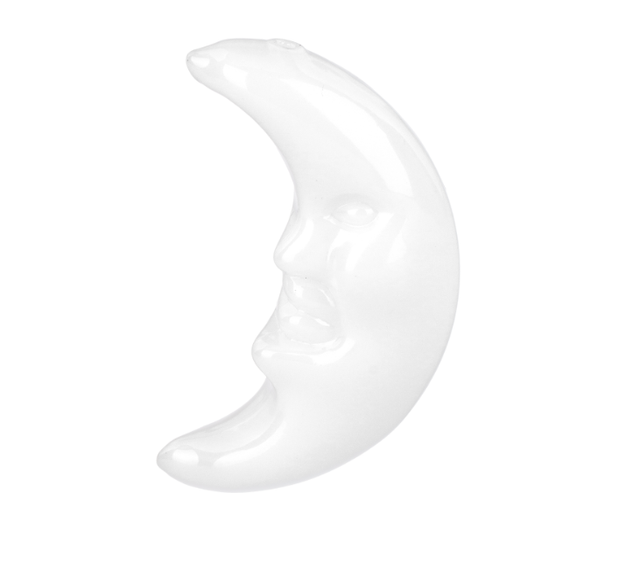 Crescent Moon Glass Hand Pipe AFG Distribution