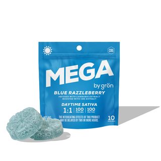 Blue Razzleberry CBG/THC MEGA Gron